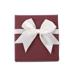 Смотреть коробки корпусы Bowknot Red Package для наблюдения за женскими ювелирными ювелирными украшениями