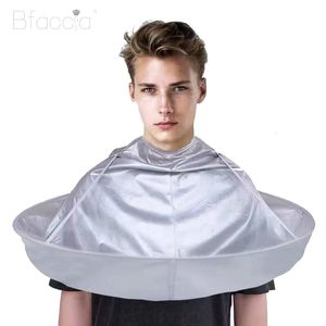 Cutting Cape 1pcs Diy Hair Cutting Cloak Foldble Salon Barber Cape Wrap Frisör Capes täcker tyg Haircut Protecter rakapparat rena förkläden 230724