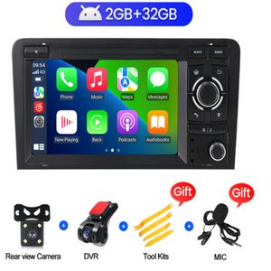 Android 11 7" 2 Din Car Radio Multimedia Video Player Stereo for Au-di A3 2003-2011 4 Cores DSP GPS Navigation Auto-motivo Car-play