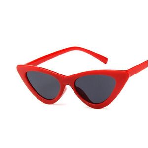 Солнцезащитные очки мода маленькая рама кошачьи глаза, дети, мальчики, грильс, малышка, пластиковые детские солнце