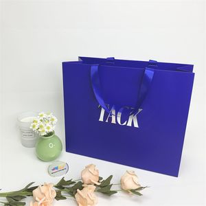 Recyclable Biodegradable Custom Shopping Paper Bag Christmas Gift Bag With Custom Logo