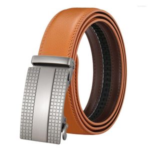 Belts 110-130cm Long Belt For Men Alloy Automatic Buckle Real Cowhide Genuine Leather Male Fashion High Quality