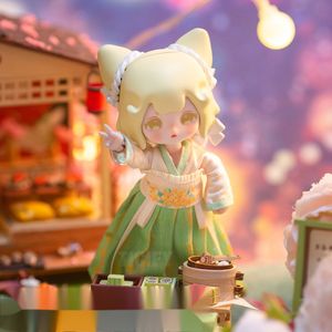 Caixa cega Xingyunlai Bjd Yunlai Food Shop Series 2 Box Mystery Toys Obtisu11 Bonecas Anime Model Joint Action Figures Gift 230724