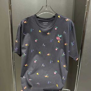 T-shirt da uomo Invia! T-shirt da giardino da donna in puro cotone Summer New coreana casual a maniche corte