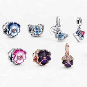 Charms Butterfly Heart Angel Lady Diy Pendant Beads Jewelry Accessories Present Lämplig för original Charm Armband Drop Delivery Hitta DHFDF