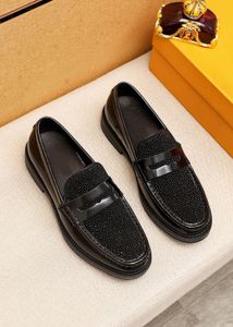 Alta qualità 2023 Mens Designer Dress Shoes Gentle Men Brand Official Flats Casual Comfort Breath Mocassini Taglia 38-45