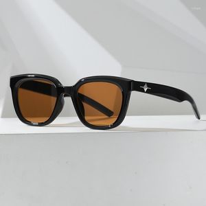 Sunglasses 2023 G M Female Korean Version Of High-end Fashion Ins Anti-uv Retro Cat's Eye Man Big Face