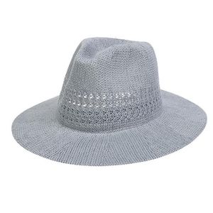 Szerokie brzegowe czapki letni trend unit hat plażę duża panama anty-uv sun kobietę odzież dekora