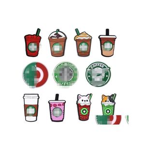 Shoe Parts Accessories 11Pddwholesale 2021 Beverage Star Bucks Coffee Clog Charms Pvc Rubber Lace Charm Accessory Drop Delivery Sho Dhrtg