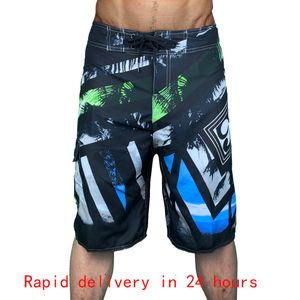 Nya sommarbräda Shorts Mäns snabba torra badstammar Swimsuit Bermuda Resort Surf Beach Pants Fitness Sport Casual Shorts