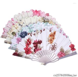 Party Favor 100st Wedding Hand Fan Bamboo Chinese Folding Craft Fans Favors