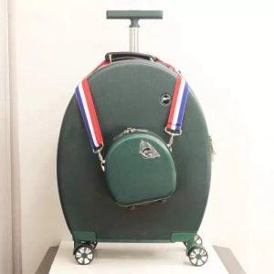 Чемодазы VnelStyle 20-дюймовый круглый багаж с сумочками