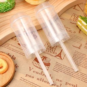 Bowls 40 Pcs Cupcake Container Party Push Lid Push-up Pops Round Plastic Shaped Jelly Cups Paper Lids Cover Bulk