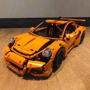 كتل 2704pcs التقنية Orange Super Sportscar Car Model 42056 RS نفس Build Building Toys أعياد ميلادها للأطفال 230721