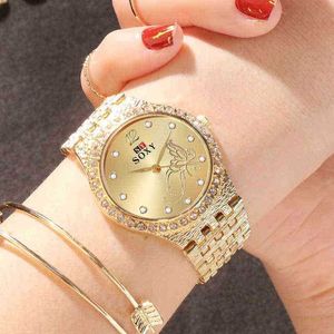 Women's Watch Watches Fashion Luxury Diamond Women Gold Polo 1108