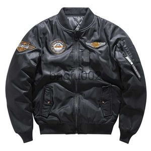 Men's Jackets Flight Jacket Vintage Black Blue Green Bomber Windproof Sweatshirt Streetwear Harajuku Coat Casual Outerwear Military Biker J230724