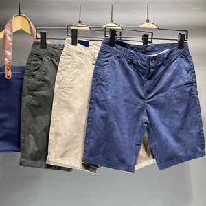 Men's Shorts Summer Slim Youth Fashion Brand High End Casual Pants Versatile Loose Straight Sleeve Half Middle