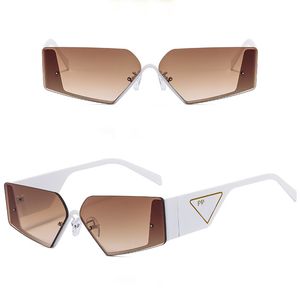 Designer lunette Brand sunglasses pra da womens mens eyeglasses lens full frame UV400 sun womens fashion sunglasses luxury oversize Lady Mirrors Women Men AAA P14