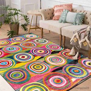 Carpets Floor Mats Ethnic Style Bedroom Bedside Children Playing with Non-slip Carpet Living Room Rugs R230725