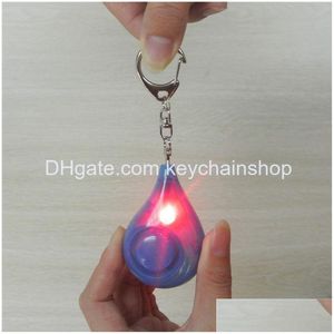 Key Rings Fashion Personal Alarms Safe Stable Mini Portable Keychain Alarm Panic Anti Rape Attack Self Defence Drop Delivery Jewelry Dhjjn