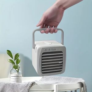 Stay Cool and Comfortable Anywhere: Portable 3-in-1 Air Cooler Fan, Humidifier, and Purifier!