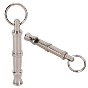 by dhl or ems 200 pieces High Quality Stainless steel Dog Puppy Whistle Ultrasonic Adjustable Sound Key Training for Dog Pet2511