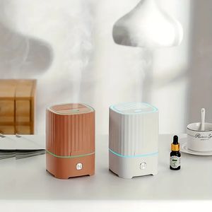 1pc 7 Color LED Ultrasonic Aromatherapy Diffuser, Aroma Essential Oil Diffuser Air Aromatherapy Machine, USB Personal Desktop Noiseless Cool Mist Humidifier