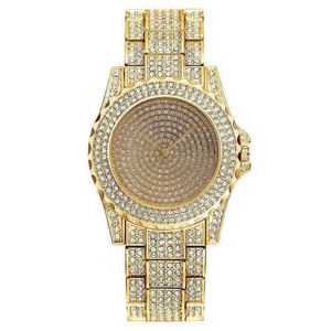 Kvinnors klockor Fashion Diamond Inlaid Watch Quartz 220722