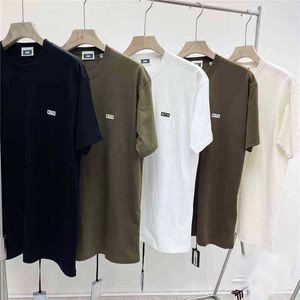 Summer Kith The Dye T -shirt Men Women Quality Classic Flocked Box Tee Oversize Short Sleeve Wholesale