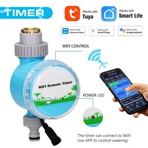 Attrezzature per l'irrigazione WiFi Wireless Garden Water Timer Smart Phone Remote Controller Home Serra Irrigazione esterna Kit automatico Builtin 230721