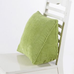 Travesseiro removível encosto de leitura cunha almofada lombar para cama apoio para cadeira de escritório