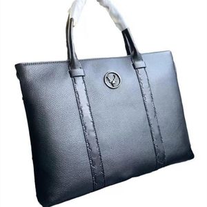 Bortkörningar Luxurys Designers Notebook Computer Bags Crossbody Bag Business Plånbok Handväskor Läder Män Enkel axelpaket FAS263L