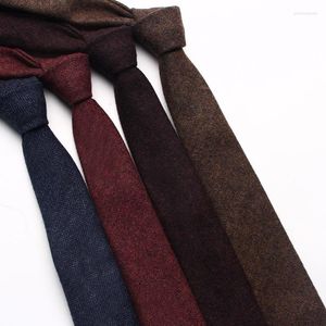 Bow Ties Business Suit Wool Jacquard 6cm Men Tie Bridegroom's Man's Shirt Accessories