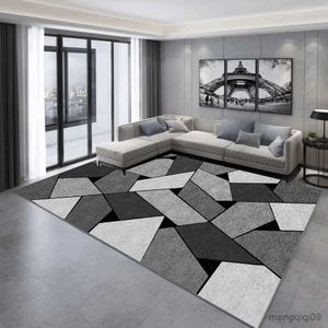 Tapetes Abstratos Nórdicos Tapetes para Sala de Estar Decoração de Casa Mesa de Centro Tapetes para Áreas Grandes Design Geométrico Moderno Tapete para Cozinha R230725