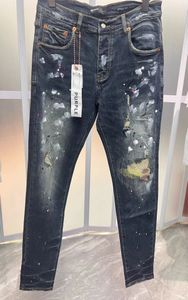 Lila jeans ksubi jeans ny linje mäns designer jeans anti smal fit casual fashiion jeans true märke