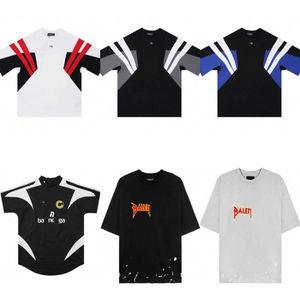 Винтажная дизайнер одежды Tshirt Men Men Women Short Ride Chirets Tshirts BB Вышитые толстовки Негабаритная футболка с рубашкой футболка с рубашкой 1: 1