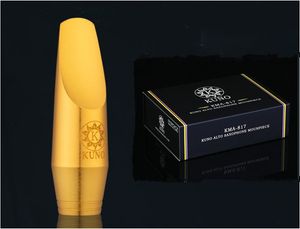 New Arrival KUNO Brand Saxophone Metal Mouthpiece 6 7 8 woodwind Brass Gold-plating For Alto Sax Accessories