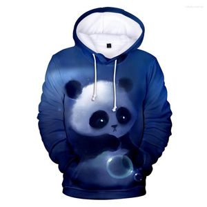 Moletons Masculinos 3D Panda Sweatshirts Masculino Feminino Pulôver com Capuz Bonito Crianças Meninos Meninas Harajuku Moletom Streetswear