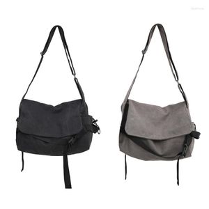 Shoulder Bags 2023 Crossbody For Women Postman Bag High School Girls Simple Large Capacity Fashion Nylon