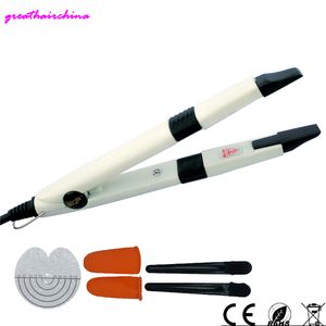 Anslutningar 1 stycken Est Fashion Professional Mini LED Temp Control Hair Extension Iron Heat Keratin Fusion Connector Tools 230724