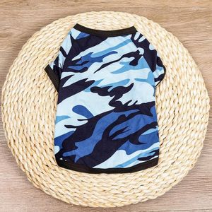 Dog Apparel Camouflage Printed Summer Pets Tshirt Puppy Costumes For Small Outdoor Vest Elastic Clothes