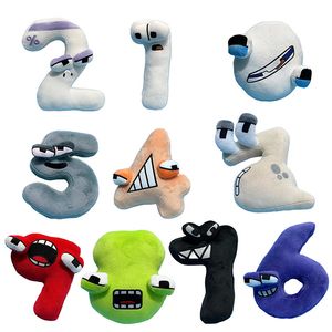 Spot Alphabet Lore Digital Series Plush Throw Pillow Doll for Children's Enlightenment Education Doll