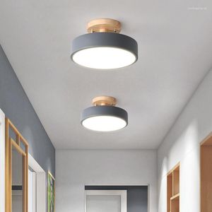 Luzes de teto Moderna Minimalista Corredor Luz Quarto Estudo LED Criativo Alpendre Villa Restaurante El Lighting