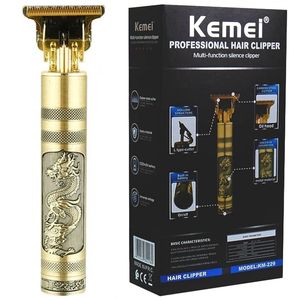 Триммер для волос подлинный Kemei's Men's Professional Metal Shell Оболочка для волос Триммер Электрическая сдвигающая машина.