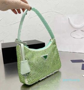 Borse da sera Borse firmate Borsa da pranzo con strass Borsa da donna Borsa da donna con foratura a mano Borsa a mano con manico a diamante Pochette Fashion 23 Borsa Z230727