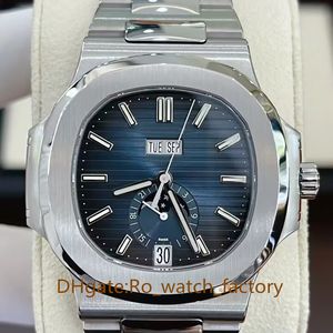 Mężczyźni 5726/1A 40 mm Automatyczne mechaniczne zarozumiałość grzbietowe Sapphire Crystal Wodoodporna stalowa stalowa zegarek męski