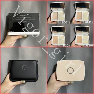 Original Quality Face Powder For Women Face Cosmetics Pressed Powder Pearl Glow Whitening Powder #BR12 #BD01 #B20 #B30 4 Color Stock Luxury Designer Girl Makeup Tools New