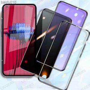 Chated Glass Screen Protector dla NIC Phone 1 Telefon1 Anti-SPY Privacy Anti Glare Blue Purple Light HD Clear Full Film L230619