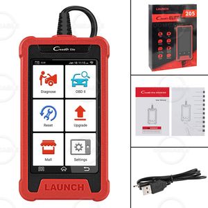 Macchina diagnostica per auto automobilistica Strumento di scansione del sistema ABS SRS Obd2 Scanner LANCIO X431 CRE205