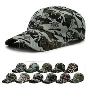 Männer Außen Einstellbare Dschungel Kappe Wandern Jagd Camping Sport Cap Militärische Armee Camo Camouflage Baseball Caps de540